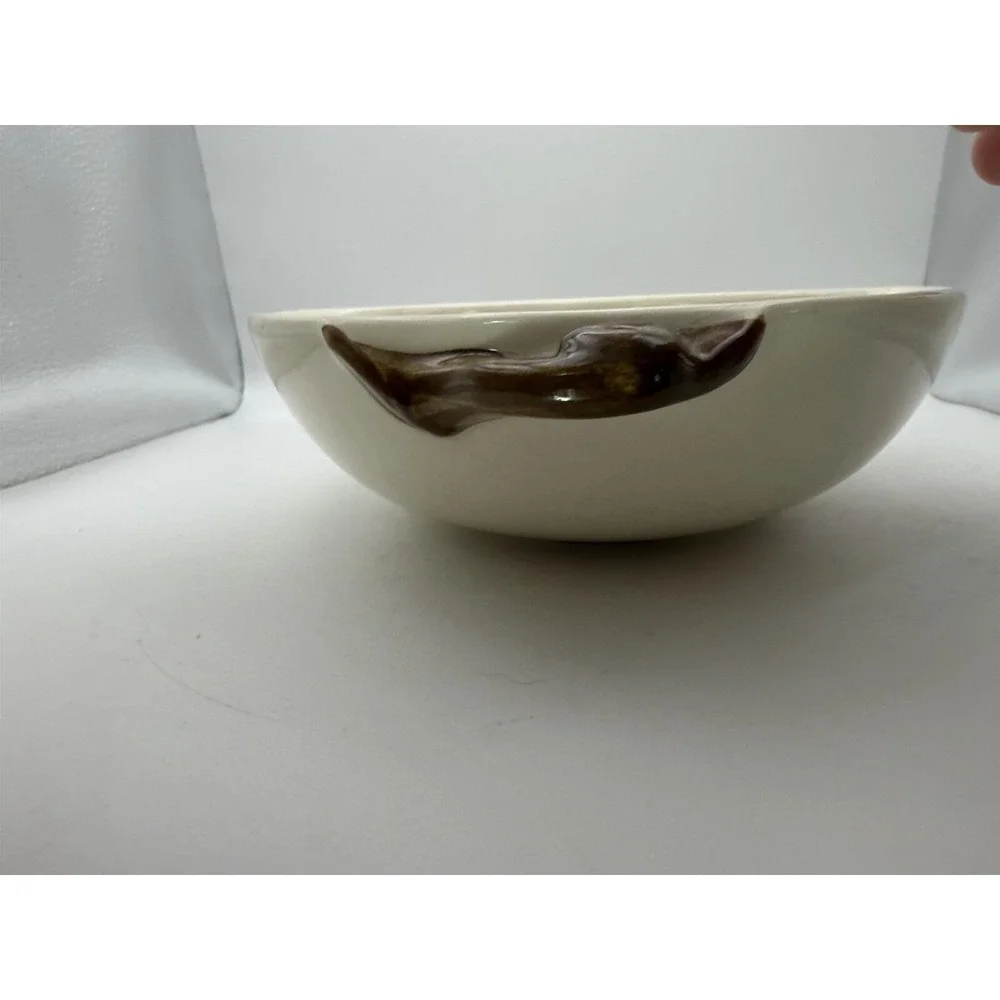 Metlox Poppytrail Homestead Provincial Divided Serving Bowl Ivy California USA